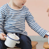 Emaille Topf Pünktchen hoch