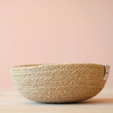 Der Jutekorb von Respiin mit 26cm Durchmesser.