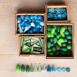 Mandala Set Blau-Grün KLEIN