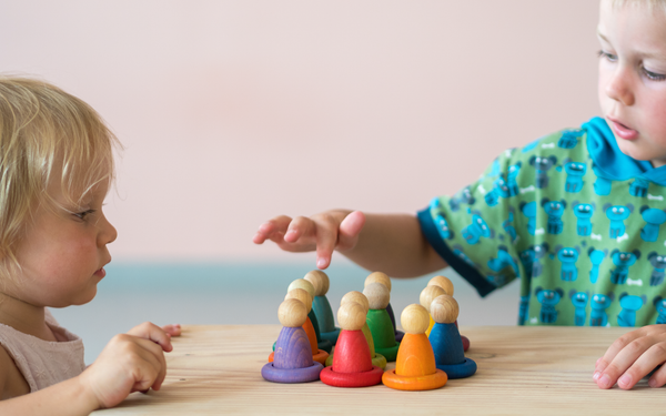 Spielerisch lernen als Vorschulkind im Kindergarten - im freien Spiel mit offenem Spielmaterial