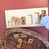 Lang-Kurz Montessori Holz Puzzle