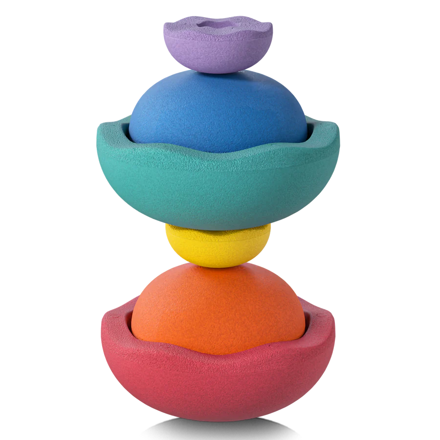 6er Set Stapelstein Inside Regenbogen classic kaufen – KOKOMOO