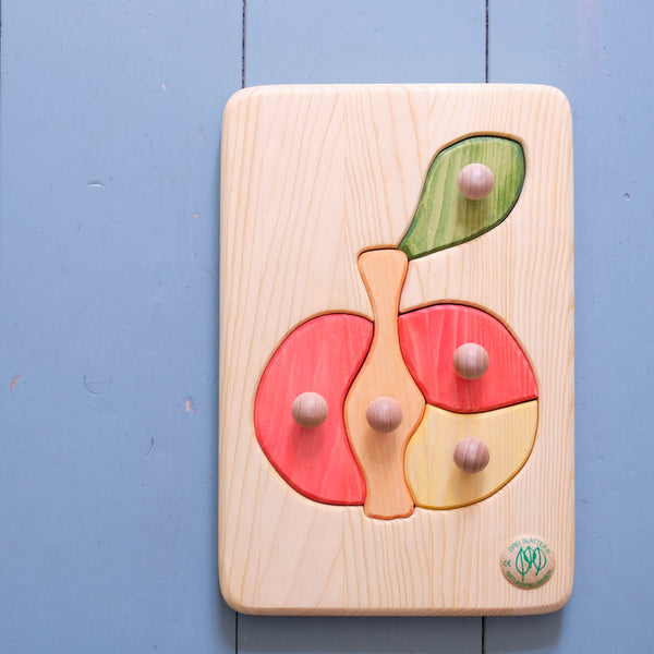 Holzpuzzle Apfel