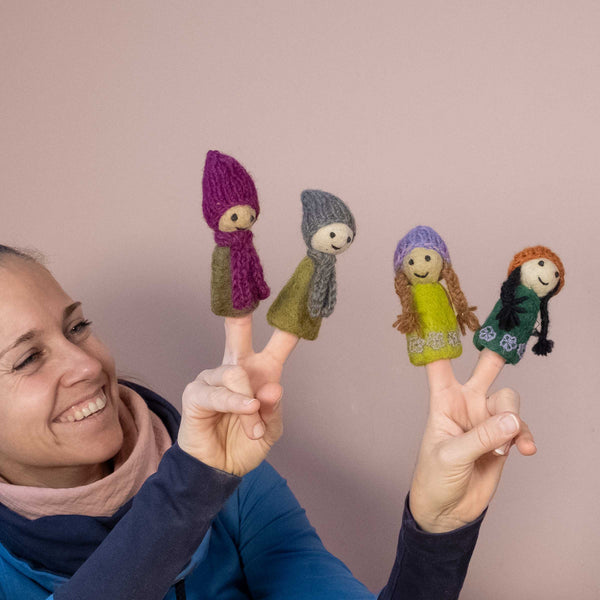 Fingerpuppen aus Filz
