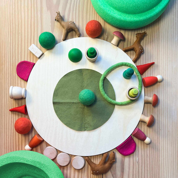 Geschenkeset Freunde im Wald mit 2 Stapelsteinen
